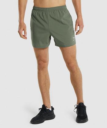 Pantalones Cortos Gymshark Arrival 5" Hombre Verde | CO 3894GSO